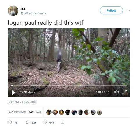 YouTuber Logan Paul Under Fire for Posting ‘Sickening’ Footage of Dead ...