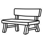 Black chair silhouette | Free SVG