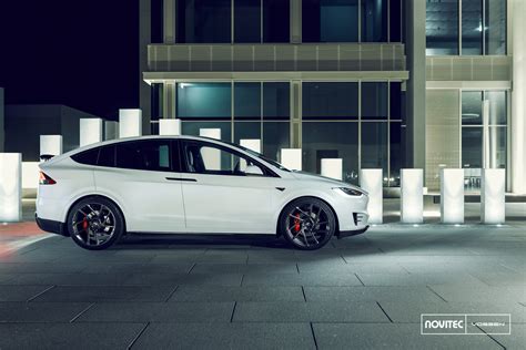 Luxury Visual Tweaks on White Tesla Model X — CARiD.com Gallery