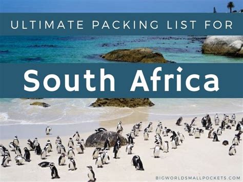 Only Packing List for South Africa You Need! - Big World Small Pockets