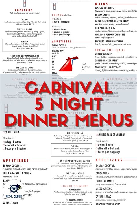 83 Charming Carnival Paradise Dining Room Menu 2024 Most Outstanding In 2023