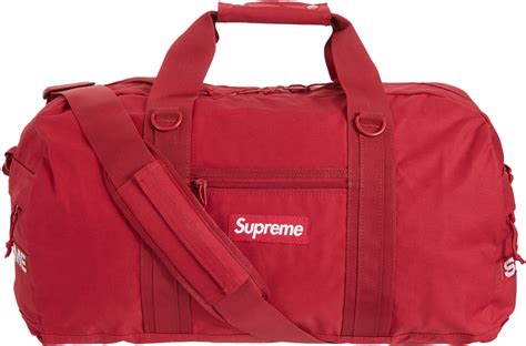 Supreme Field Duffle Bag Red - SUP-FD-DUF-R - Novelship