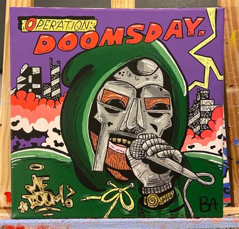 MF DOOM Operation Doomsday Album Cover Painting | Etsy