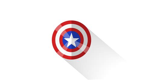 Captain America Shield Minimal 5k Wallpaper,HD Superheroes Wallpapers ...