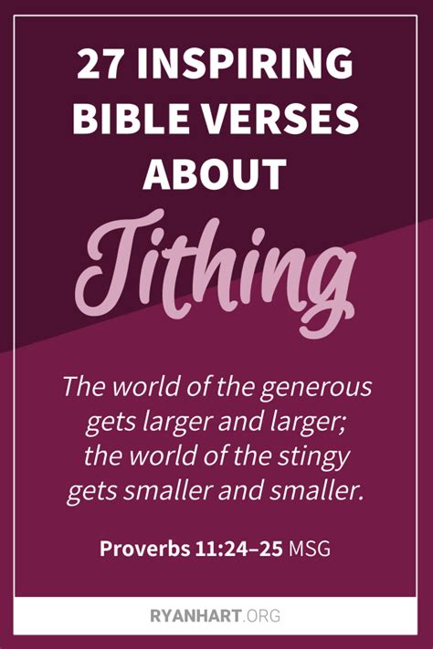 27 Inspiring Bible Verses About Tithing and Offerings | Inspirational ...