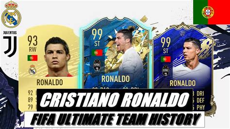 CRISTIANO RONALDO | FIFA ULTIMATE TEAM HISTORY 😱🔥| FIFA 10 - FIFA 20 ...