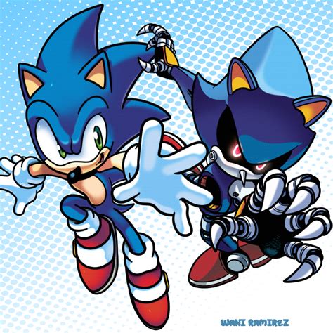 Sonic vs Metal Sonic by WaniRamirez on DeviantArt