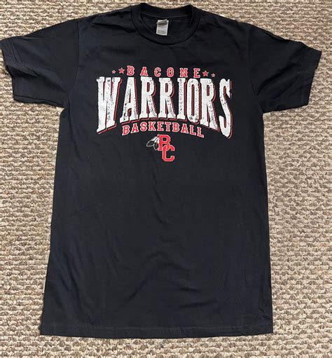 Small Men's T-shirt Black - Basketball - Bacone College