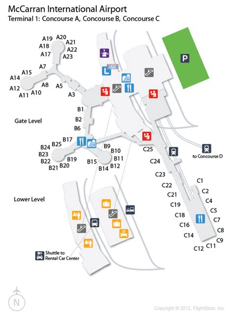 Mccarran Airport Map ~ AFP CV