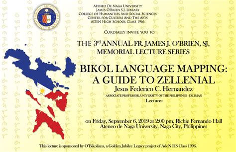 Bikol Language Mapping: A Guide to Zellenial | Ateneo de Naga University