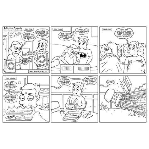 'Real Origin Story' Original Collectors Comic Strip