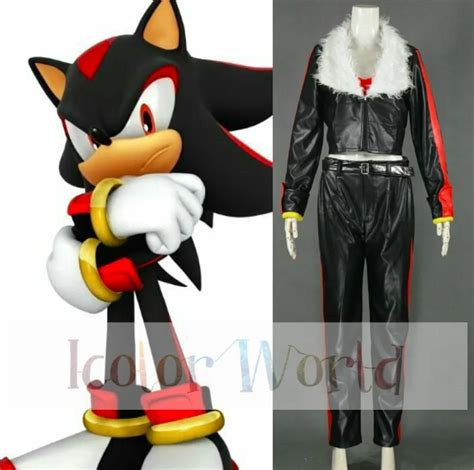 Sonic The Hedgehog Shadow the hedgehog Cosplay Costume Halloween ...