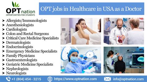 OPT Jobs in Healthcare in USA as a Doctor - OPTnation