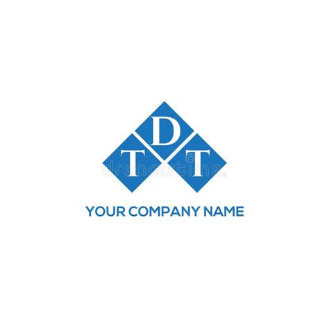 TDT Letter Logo Design on WHITE Background. TDT Creative Initials ...