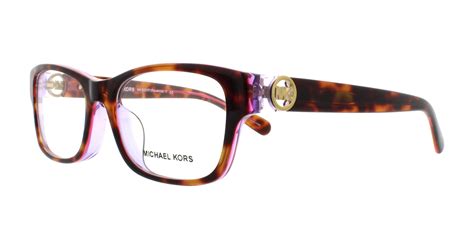 MICHAEL KORS Eyeglasses MK8001F RAVENNA (F) 3003 Tortoise/Pink/Purple ...