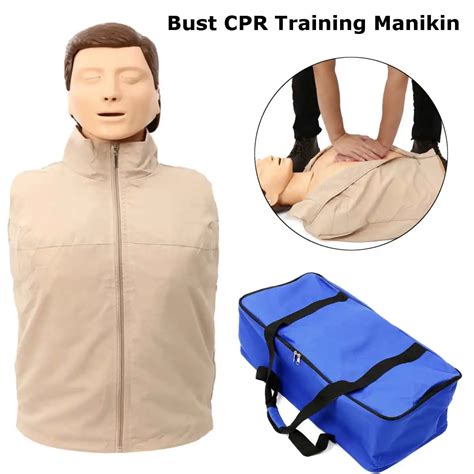 70x22x34cm Bust CPR Training Manikin Professional Nursing Training Mannequin Medical Model Human ...