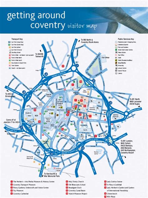 Coventry City Centre Map 2007 | PDF | Coventry | Transport