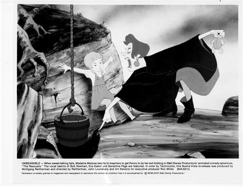 THE RESCUERS-1977-MADAME MEDUSA-PENNY-B&W-8x10 STILL FN on eBid Australia | 209366178