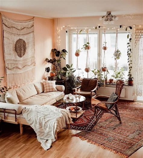 Amazing Boho Living Room Décor Ideas On A Budget 07 | Bohemian living ...