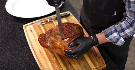 Carving a Shank Half or Portion Ham | Carving Tips | Frick's Quality Meats