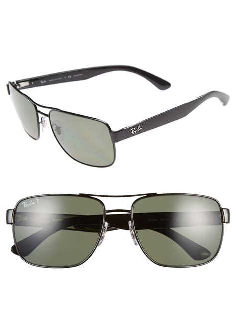 Ray-Ban Ray-Ban 58mm Steel Aviator Polarized Sunglasses | Sunglasses - Shop It To Me