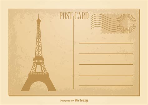 Free Blank Postcard Template For Word | Sample Professional Template