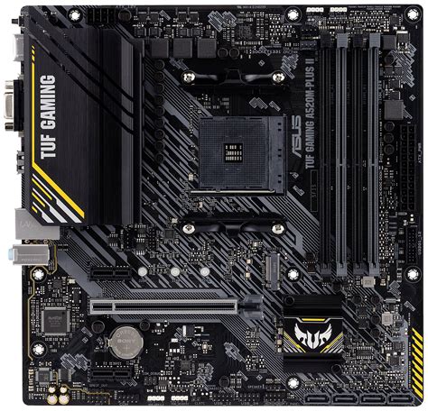 Asus TUF GAMING A520M-PLUS II Motherboard PC Base AMD AM4 Form Factor ...