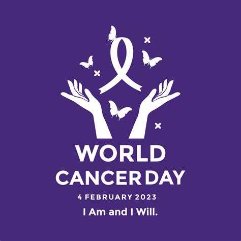 World Cancer Day Campaign logo. World Cancer Day poster or banner background vector illustration ...