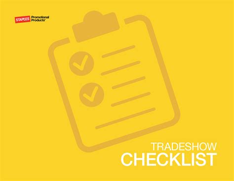 Trade Show Checklist - 11+ Examples, Word, Google Docs, Pages, How to ...