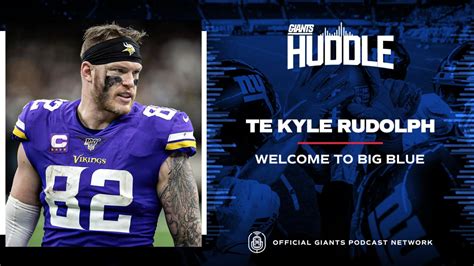 Giants Huddle | Kyle Rudolph