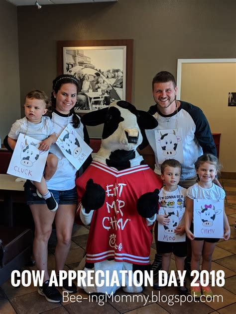 Free Chick-fil-a Cow Appreciation Day Costumes for the whole family