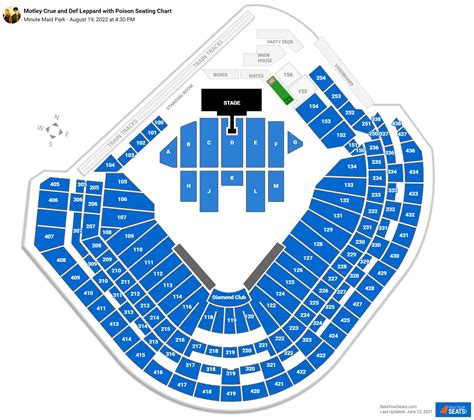 Minute Maid Park Seating Charts for Concerts - RateYourSeats.com