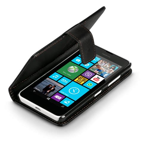 YouSave Nokia Lumia 630 Wallet Case - Black | Mobile Ma