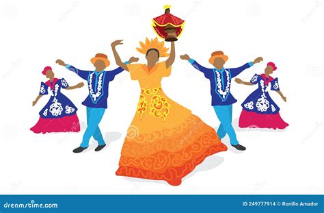 Philippine Cebu Festival Sinulog Celebration Fiesta Stock Vector - Illustration of philippines ...