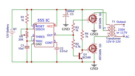 12V Inverter Circuit Diagram - Headcontrolsystem