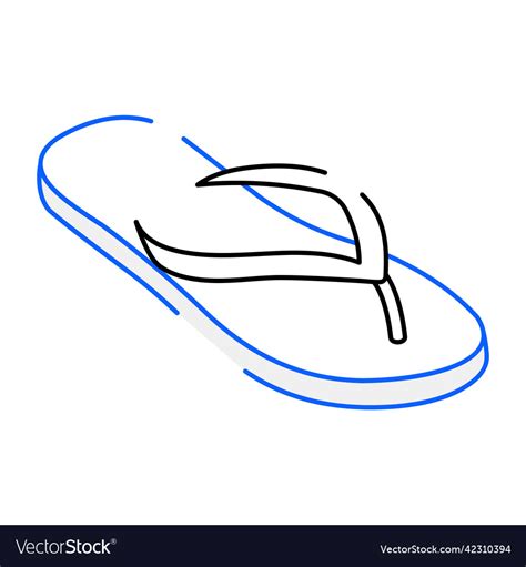 Flip flop Royalty Free Vector Image - VectorStock