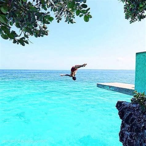 Cliff Diving at Siquijor Island, Philippines #travel Vietnam Travel ...