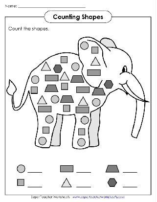 Shapes Worksheets for Kindergarten - Worksheets Library