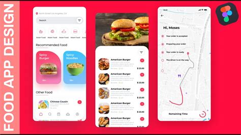 Desain Aplikasi Seluler Pemesanan Makanan Di Figma Tutorial Gambar ...