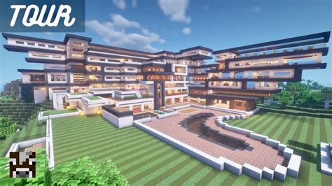 Modern Mansion In Minecraft