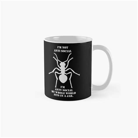 Ant Lovers , Ants (Black) Mug by mishmashmuddle | Mugs, Ceramic mug, Ants