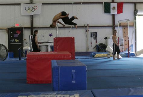 Gallery - Texas Parkour gym training, 2007 July 28