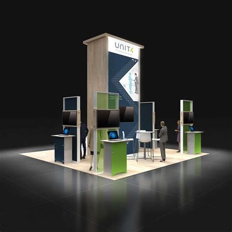 Premium 20x20 Trade Show Booth Rentals | Exhibit Designs | Booth design, Tradeshow booth display ...