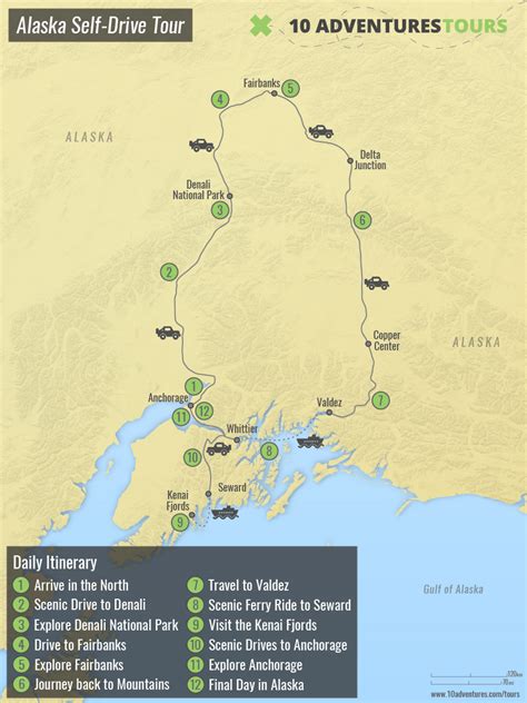 12-Day Alaska Road Trip Adventure Tour | 10Adventures