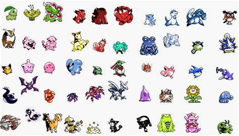 Pokemon Gold 'n' Silver colored Beta Sprites 1-50 by louiehit123 on ...