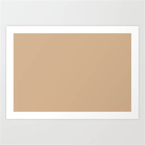 a white frame with a light brown background