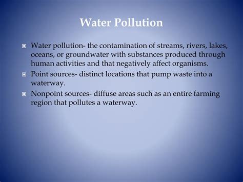 Water Pollution Powerpoint Template - corkoffer