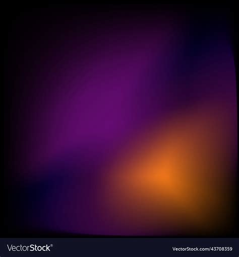 Background with purple black and orange gradient Vector Image