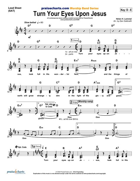 Turn Your Eyes Upon Jesus | Sheet Music Direct