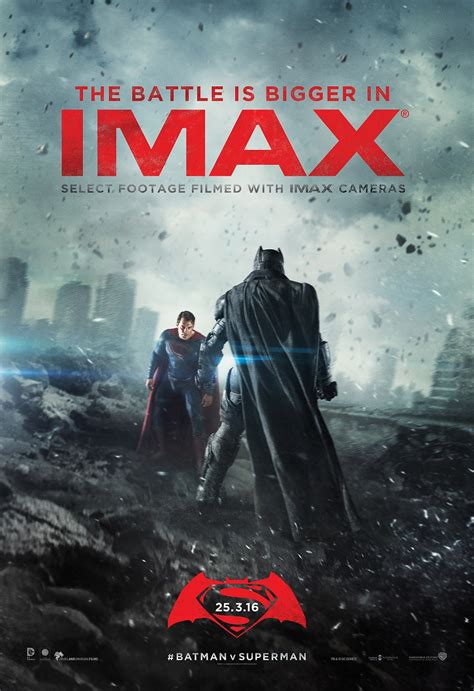 Exclusive Look at the Batman v Superman: Dawn of Justice IMAX poster ...